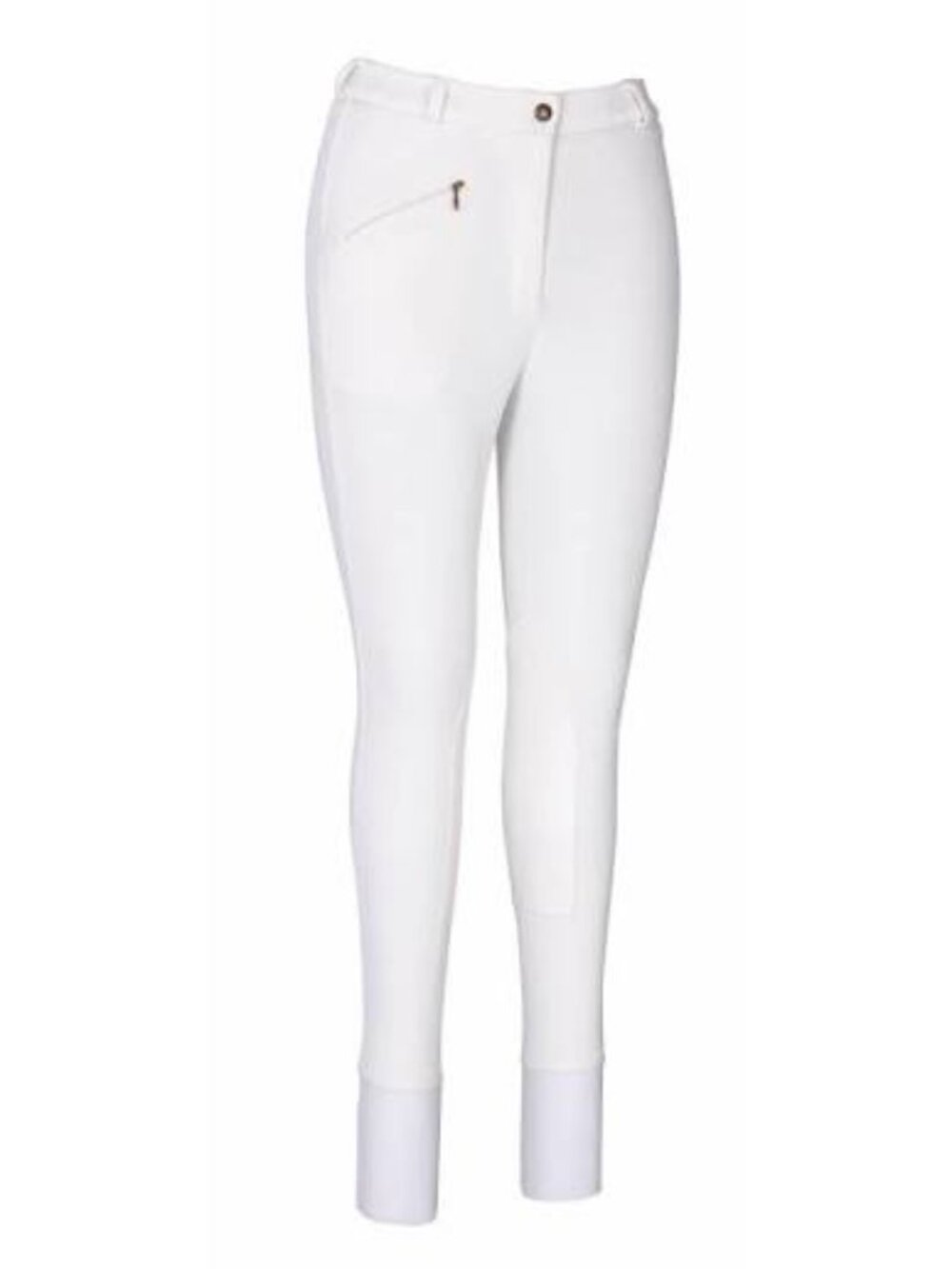 TuffRider Women's Ribb Knee Patch Breeches - White Women Size 36 New With Tags